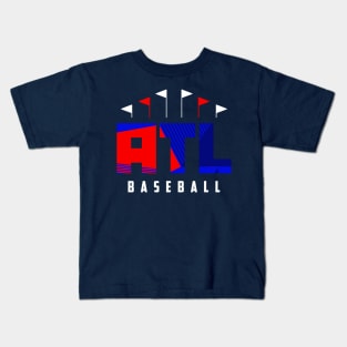 ATL Baseball Ballpark Kids T-Shirt